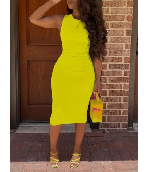 Kadın Bodycon Midi Boy Dalgıç Elbise Kadın Bodycon Midi Boy Dalgıç Elbise