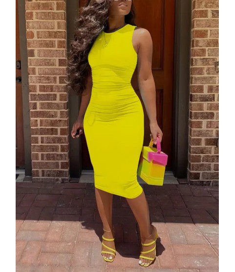 Kadın Bodycon Midi Boy Dalgıç Elbise Kadın Bodycon Midi Boy Dalgıç Elbise