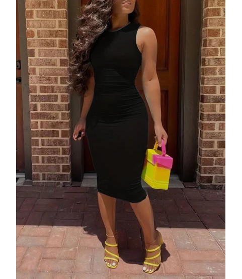Kadın Bodycon Midi Boy Dalgıç Elbise Kadın Bodycon Midi Boy Dalgıç Elbise