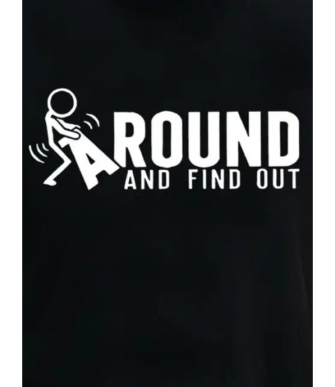 Erkek Around Baskılı Süprem T-shirt