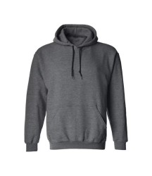 Erkek Uzun Kol Kapşonlu Basic Sweatshirt Hoodie - Füme