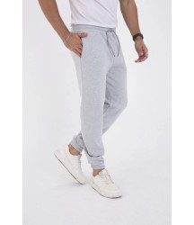 Unisex Kışlık Üç İplik Lastikli Eşofman Pantolon - Gri