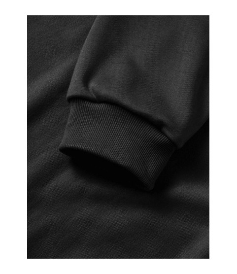 Üç İplik Kapşonlu 10 Kasıma Özel SweatShirt - Siyah