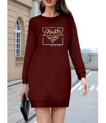 Kadın Uzun Kollu Bisiklet Yaka Desenli Viskon Iki Iplik Bluz