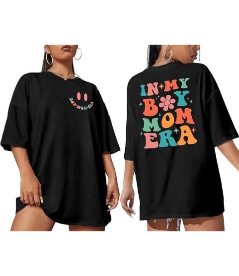 Bisiklet Yaka Kısa Kol Baskılı T-shirt - Siyah