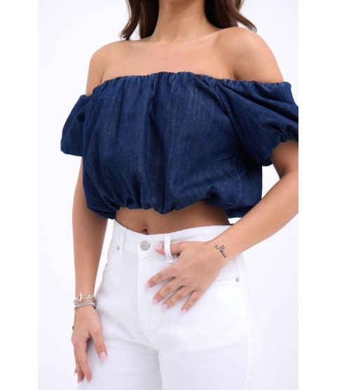 7341 CROP-MAVİ