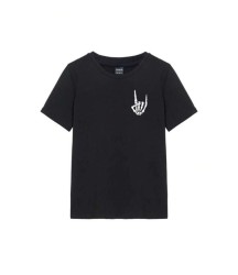 Baskılı T-shirt - Siyah