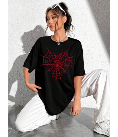 Baskılı T-shirt - Siyah