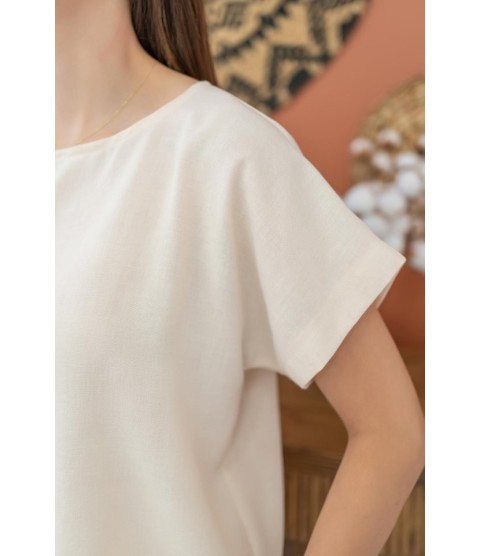 Bej T-Shirt Ve Pantolon Takım