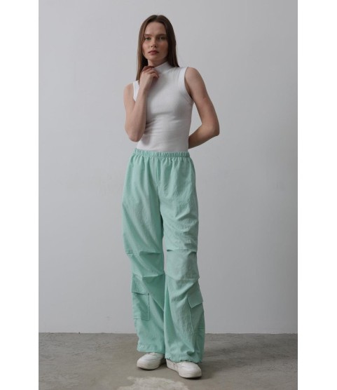 Paraşüt Cargo Pantolon - Mint