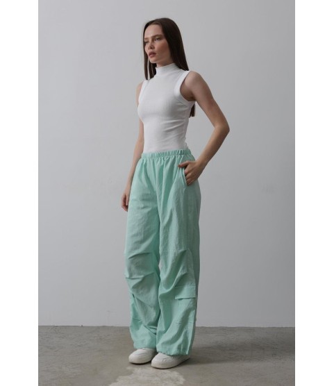 Paraşüt Cargo Pantolon - Mint