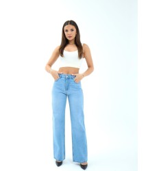 7044 KOT PANTOLON-MAVİ