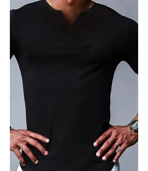 Erkek Kısa Kollu V Yaka Süprem T-shirt