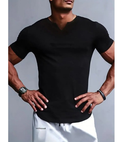 Erkek Kısa Kollu V Yaka Süprem T-shirt