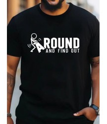 Erkek Around Baskılı Süprem T-shirt
