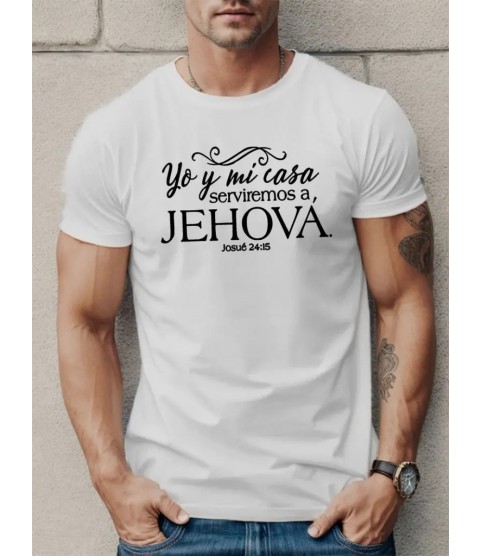 Erkek Jehova Baskılı Süprem T-shirt
