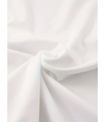 Baskılı Oversize Bisiklet Yaka T-shirt - Beyaz