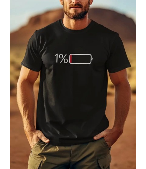 Baskılı Oversize Bisiklet Yaka T-shirt - Siyah