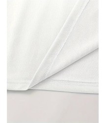 Baskılı Oversize Bisiklet Yaka T-shirt - Beyaz
