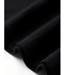 Baskılı Oversize Bisiklet Yaka T-shirt - Beyaz