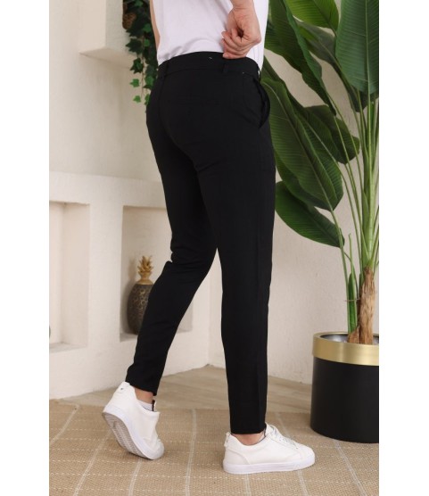 Erkek Slim Fit Dilli Kumaş Pantolon