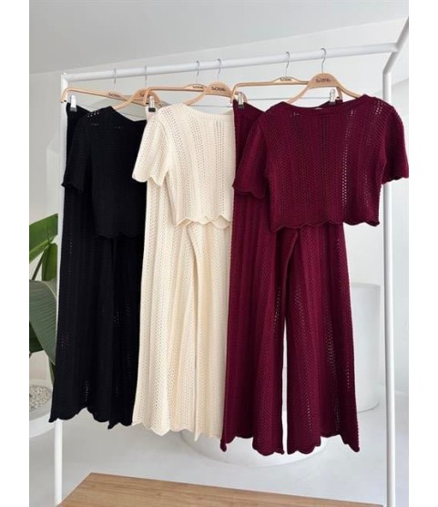 Triko Bluz Pantolon İkili Takım 10084-025
