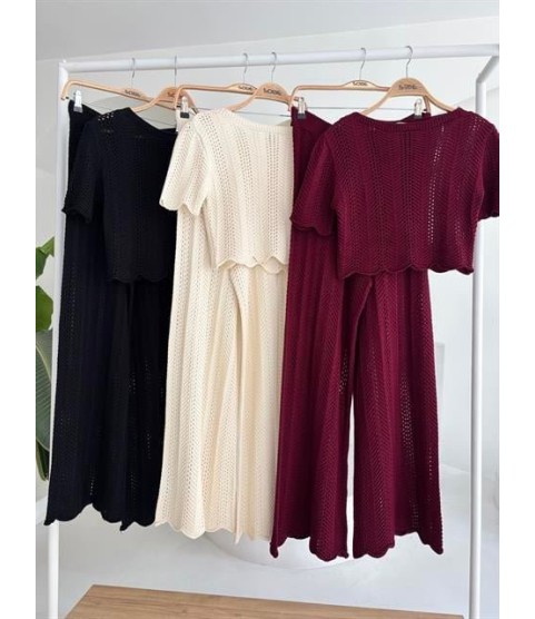 Triko Bluz Pantolon İkili Takım 10084-025
