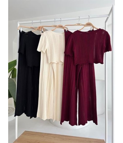 Triko Bluz Pantolon İkili Takım 10084-025