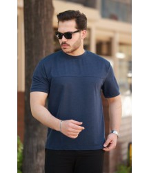 Erkek Oversize Bisiklet Yaka Kısa Kollu T-shirt