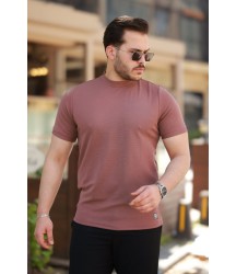 Erkek Yarım Balıkçı Yaka Kısa Kollu T-shirt
