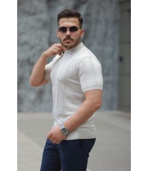 Erkek Hemşire Yaka Kısa Kollu Tişört
