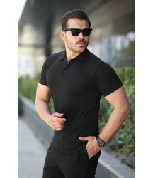Erkek Kısa Kollu Yakalı Tişört
