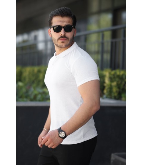 Erkek Kısa Kollu Yakalı Tişört