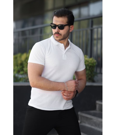 Erkek Kısa Kollu Yakalı Tişört