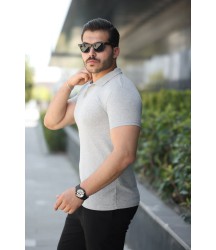 Erkek Kısa Kollu Yakalı Tişört