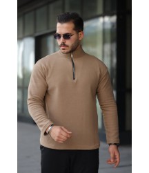 Erkek Zip Yaka Polar Sweat