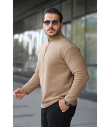 Erkek Zip Yaka Polar Sweat