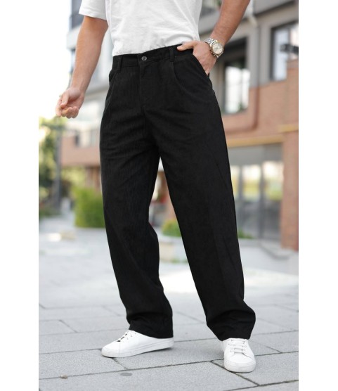 Erkek Kadife Baggy Pantolon
