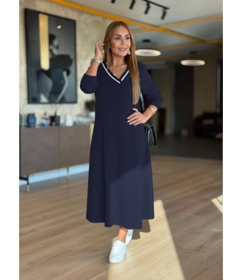Kadın Uzun Kollu V Yakalı Midi çağla Yeşili Modal Elbise Kadın Uzun Kollu V Yakalı Midi çağla Yeşili Modal Elbise