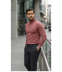 Erkek Boğazlı Yaka Uzun Kollu Triko