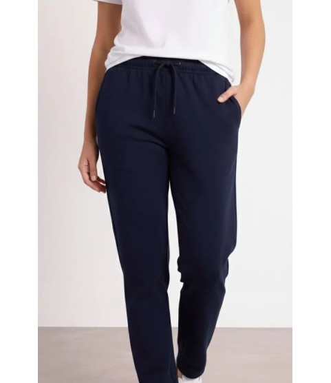 Düz Paça Beli Lastikli İpli Günlük Spor Eşofman Altı Rahat Fit - Lacivert Düz Paça Beli Lastikli İpli Günlük Spor Eşofman Altı Rahat Fit - Lacivert