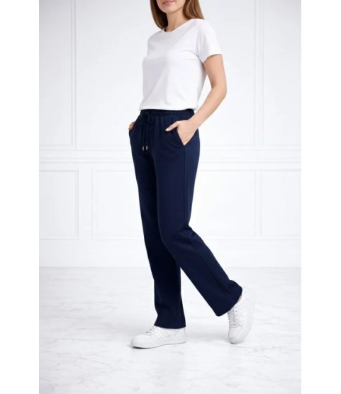 Düz Paça Beli Lastikli İpli Günlük Spor Eşofman Altı Rahat Fit - Lacivert Düz Paça Beli Lastikli İpli Günlük Spor Eşofman Altı Rahat Fit - Lacivert