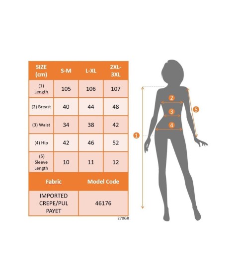 Kadın Kısa Kollu Kruvaze Yakalı ışıltı Detaylı Midi Ithal Krep Elbise