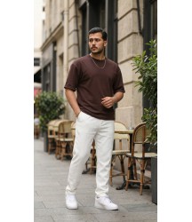 Erkek Duble Kol Basic Tişört