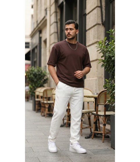 Erkek Duble Kol Basic Tişört