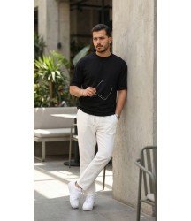 Erkek Duble Kol Basic Tişört
