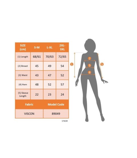 Kadın Kısa Kollu Bisiklet Yaka Viskon Bluz Kadın Kısa Kollu Bisiklet Yaka Viskon Bluz