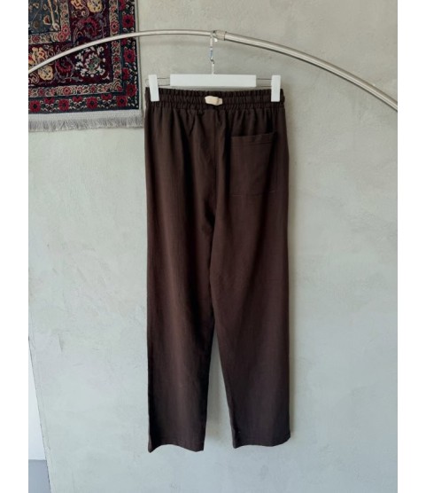 Erkek İthal Yıkamalı Keten Pantolon