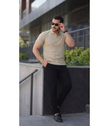 Erkek Kısa Kollu Yakalı Tişört
