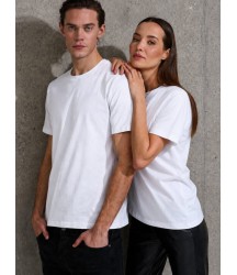 Unisex Kısa Kollu Bisiklet Yaka Basic Viskon Bluz